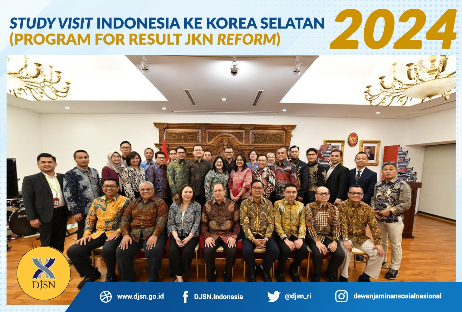 Study Visit Indonesia ke Korea Selatan (Program For Result JKN Reform) Tahun 2024